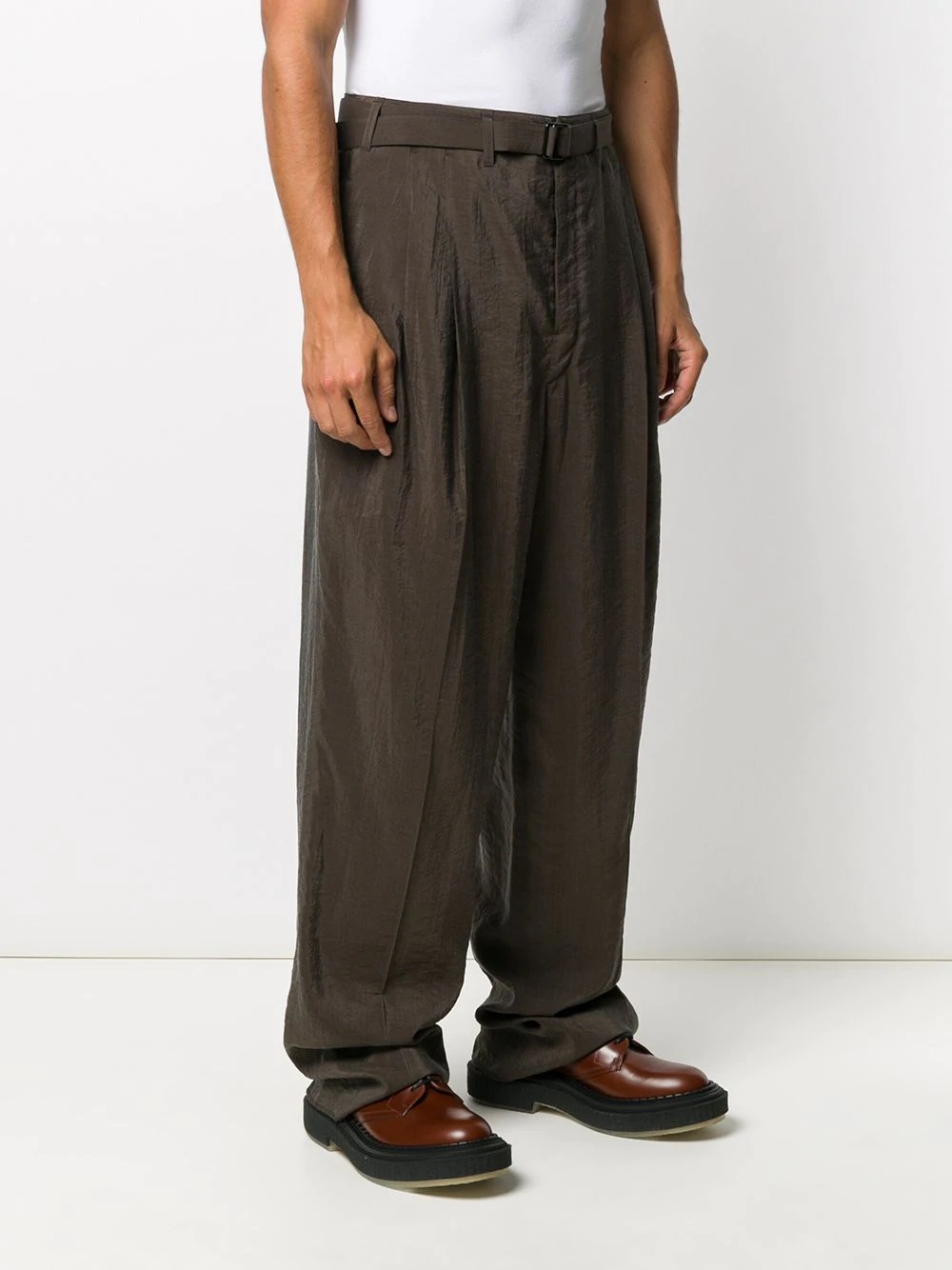 belted zoot trousers - 3