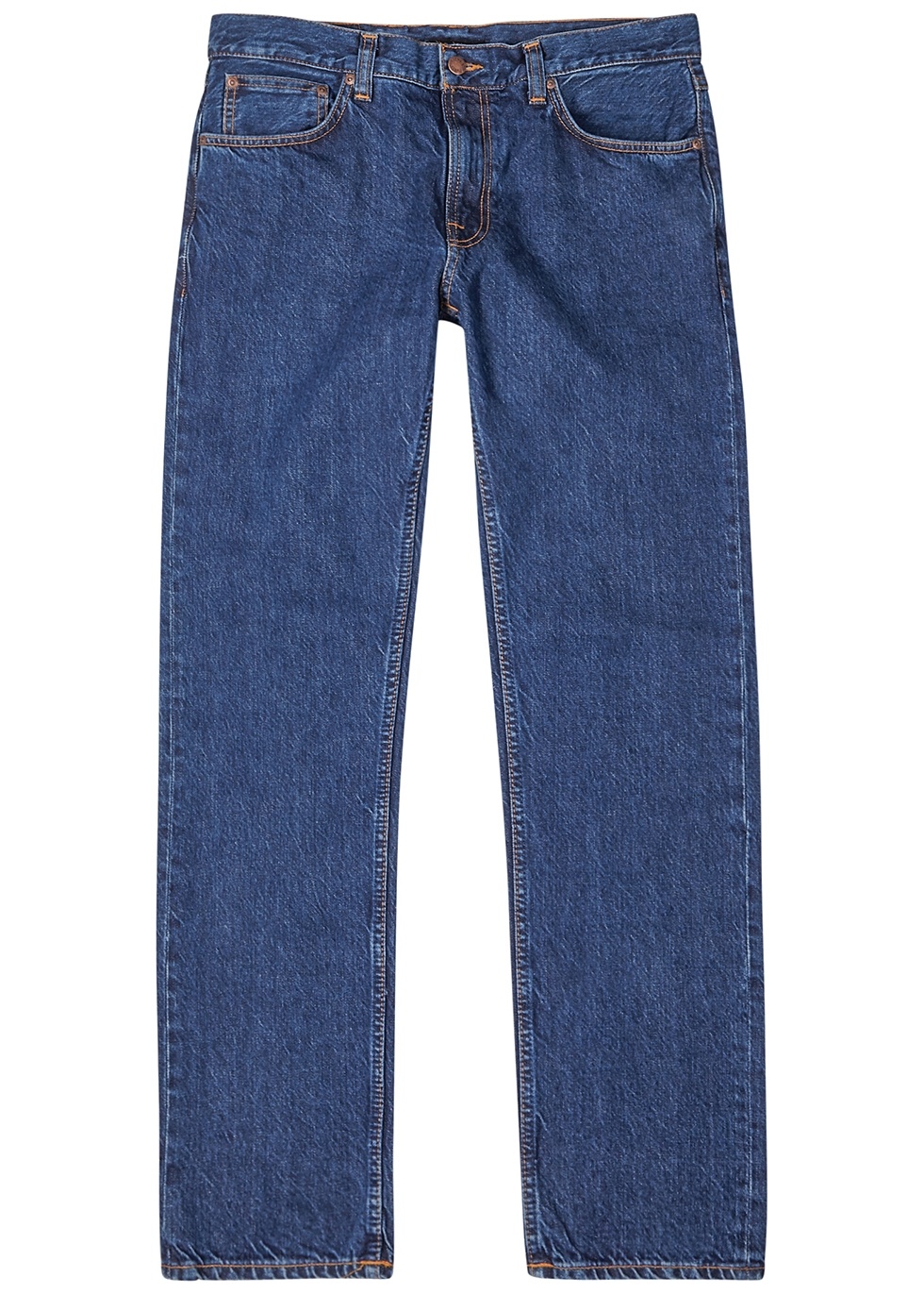 Gritty Jackson blue straight-leg jeans - 1