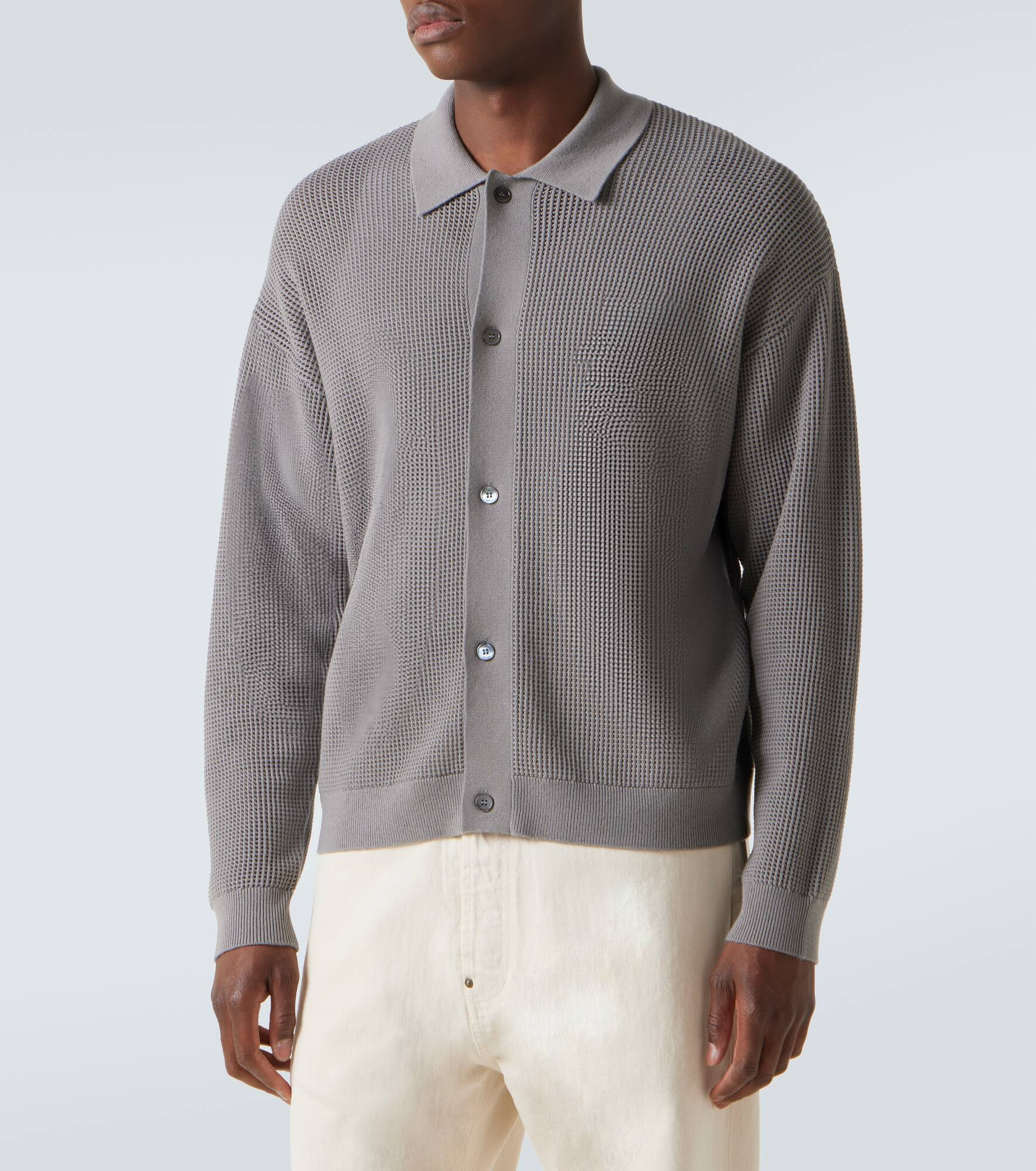 Open-knit cardigan - 3