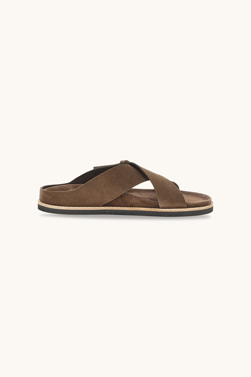 SLIP‑ON SANDALS IN SUEDE 1