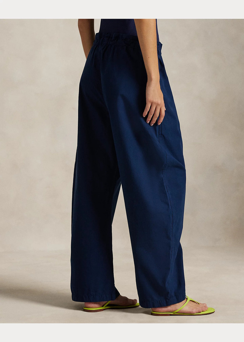 Cotton Curved Tapered Drawstring Pant 4