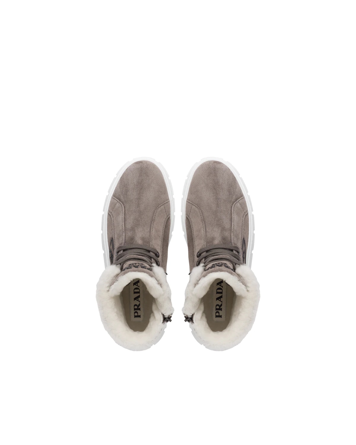Lace-up suede booties - 2