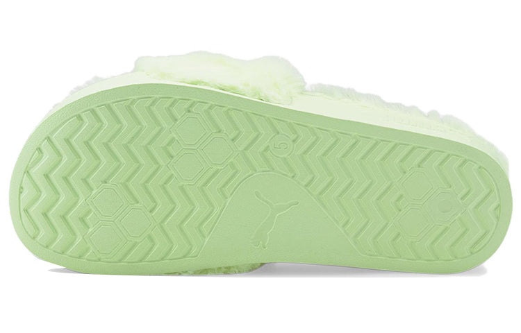 (WMNS) PUMA Leadcat 20 YLM Sports Slippers Green 385803-03 - 7
