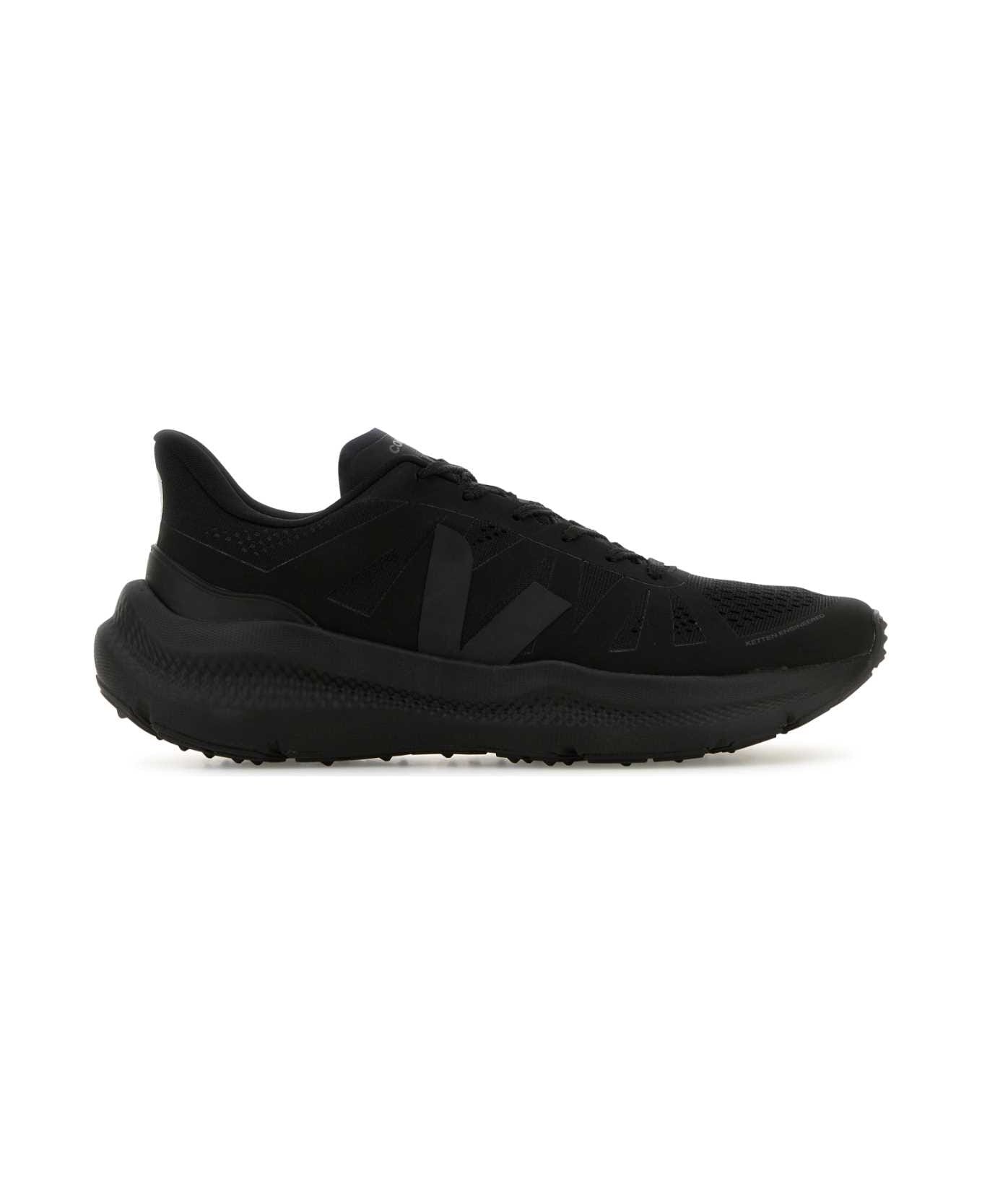 Black Fabric Condor 3 Sneakers - 1