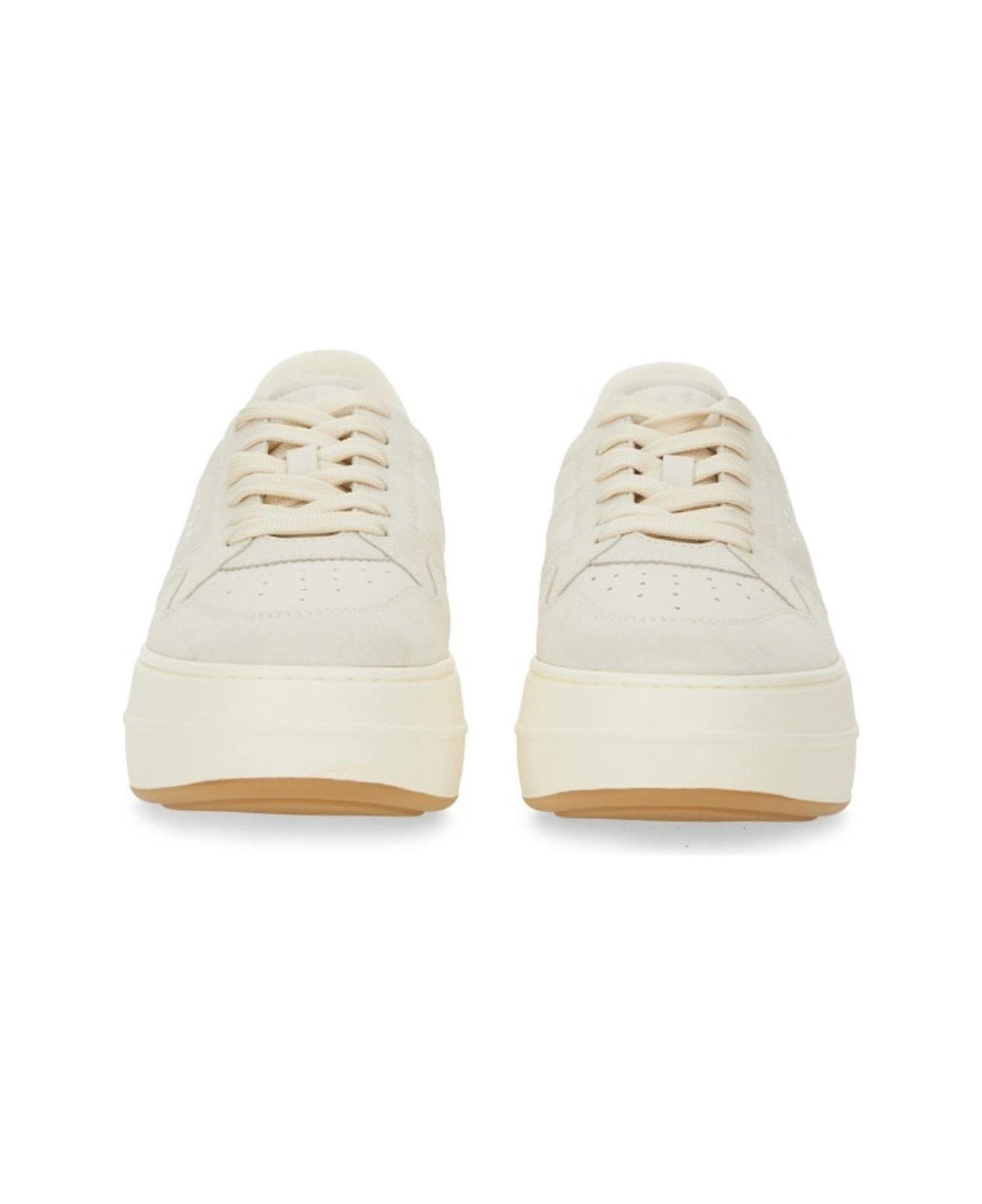 H670 Glittered Lace-up Sneakers - 3