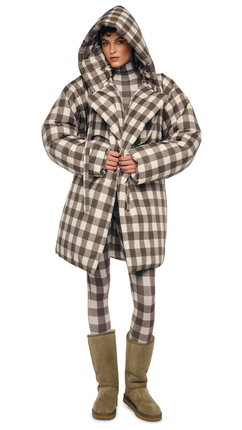 HOODED SLEEPING BAG COAT TO KNEE 5