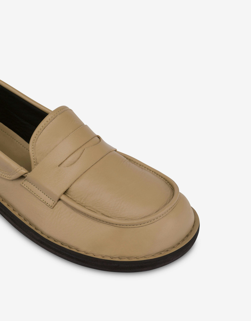 LOAFERS IN CALF LEATHER DESERT COLLEGE 4