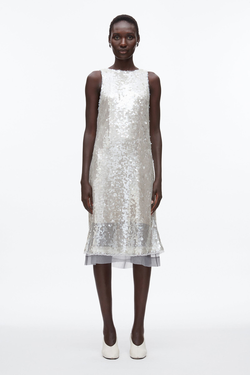 3.1 Phillip Lim Sequin Tank Dress with Bow outlook