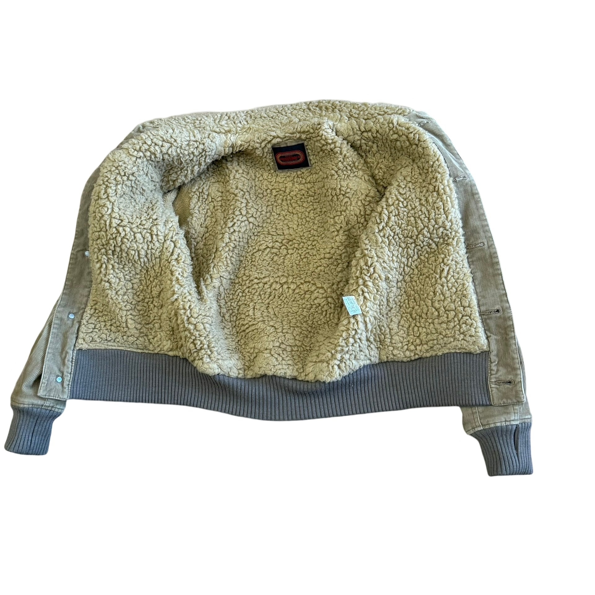 Final Blow - Hysteric Glamour Shearling/Corduror ‘UFO’ Embroidered Jacket Sz Small - 4