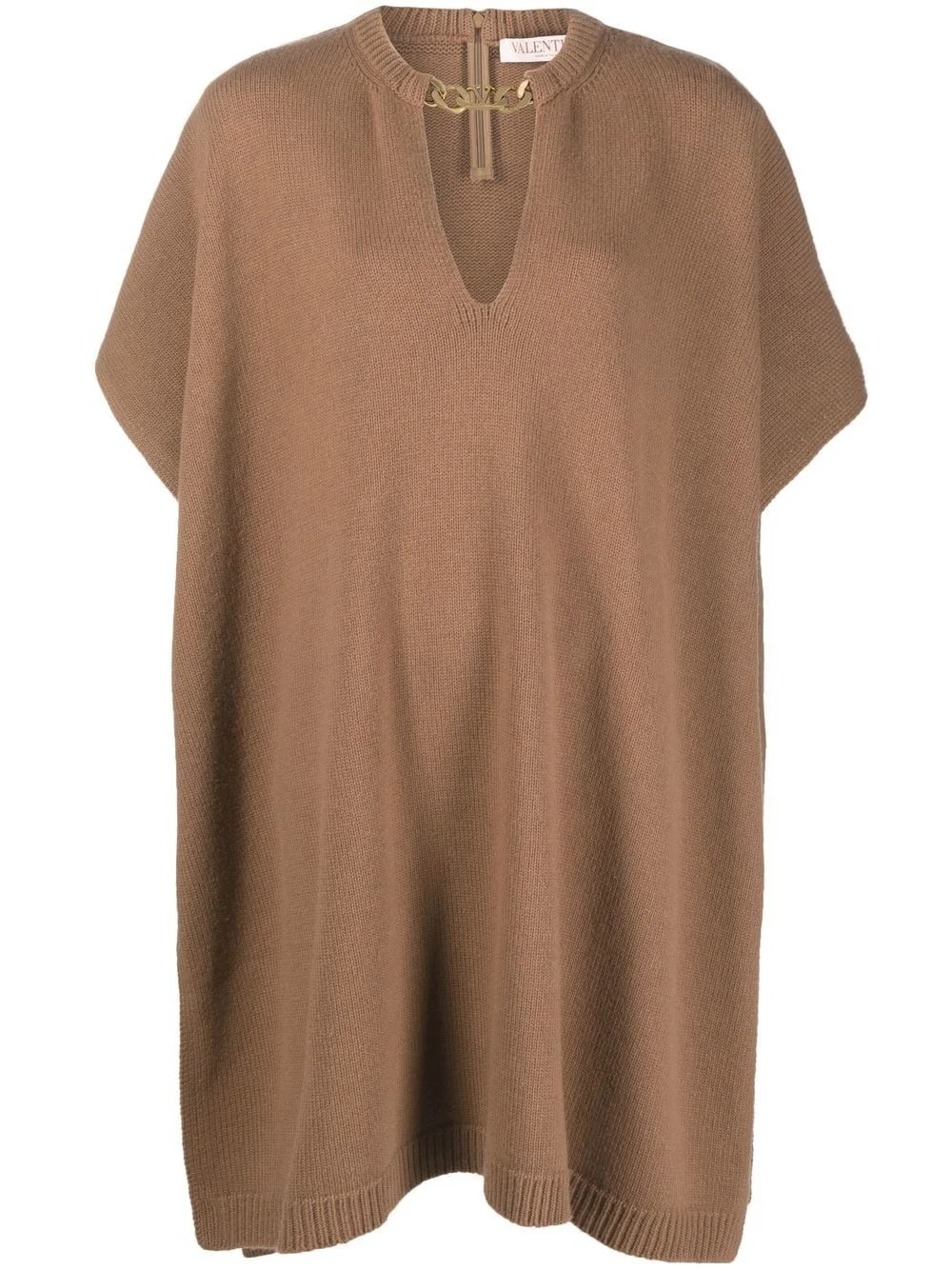 chain-detail knitted top - 1