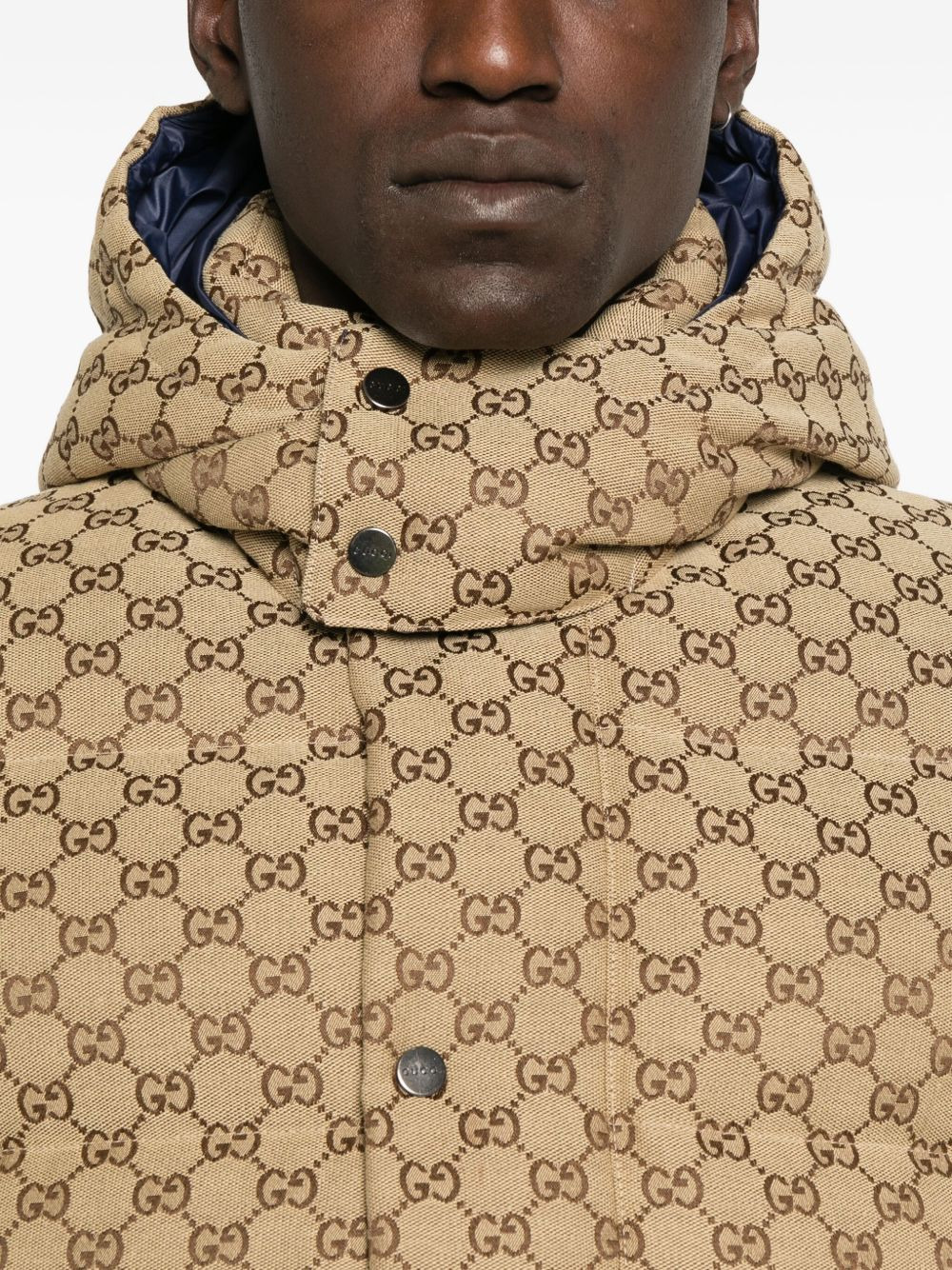 GG-monogram padded jacket - 5