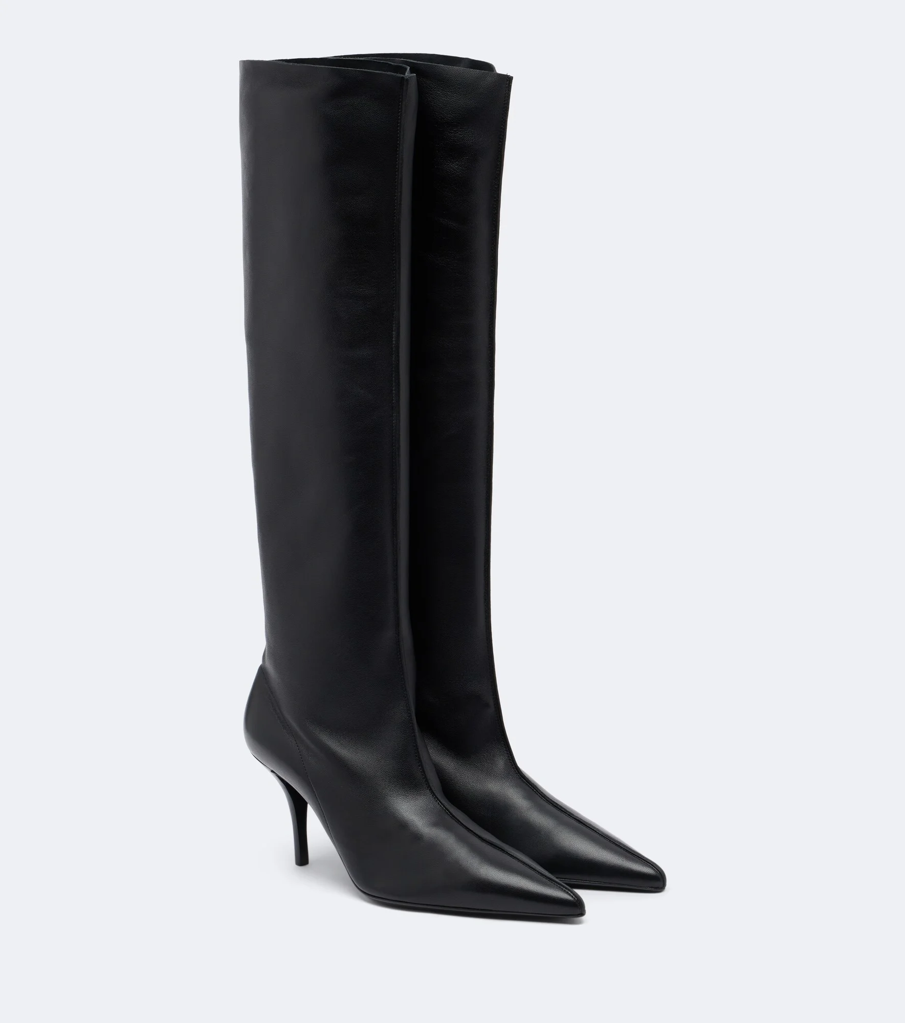 Leather knee-high boots - 1