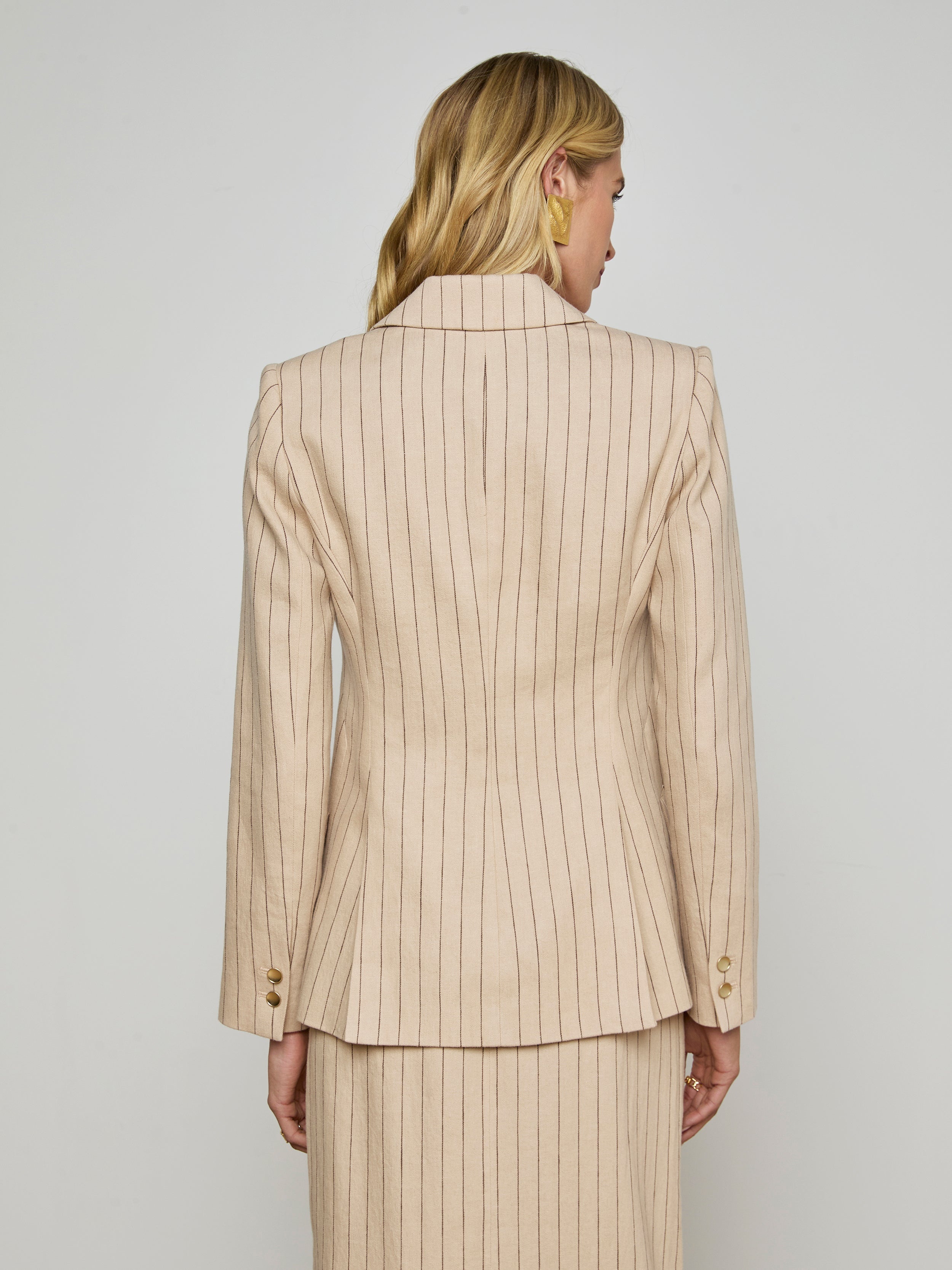 Chamberlain Pinstriped Blazer - 6