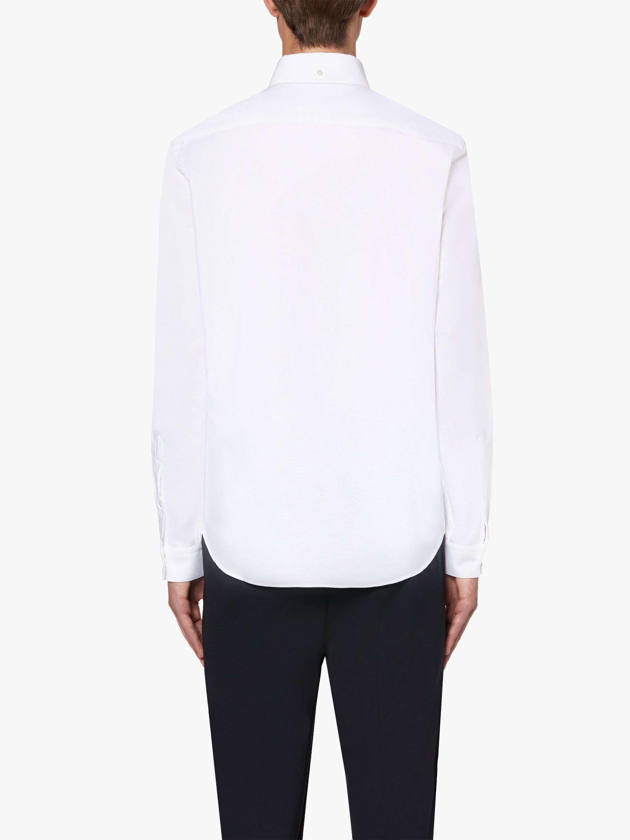 BLOOMSBURY WHITE COTTON OXFORD SHIRT | GSC-103 - 4