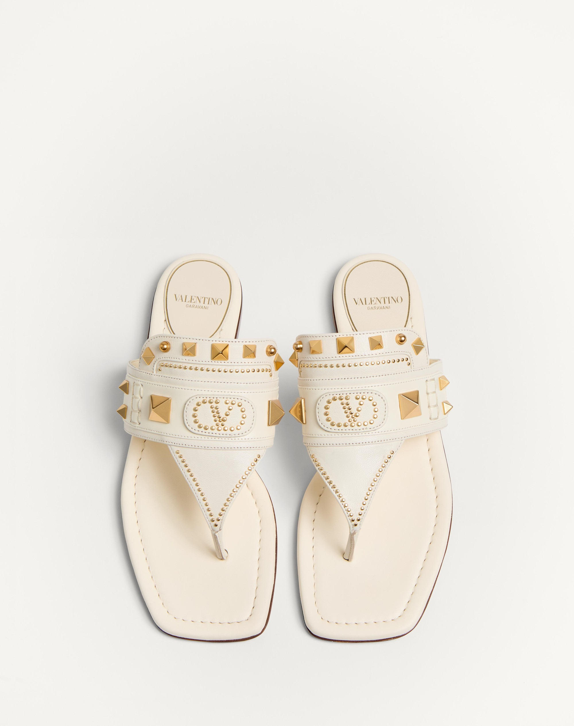 PLASTER CASTER GOATSKIN THONG SANDAL - 4
