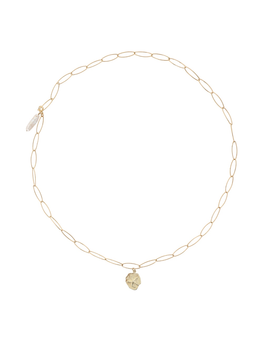 STARFISH MEDALLION NECKLACE - 1
