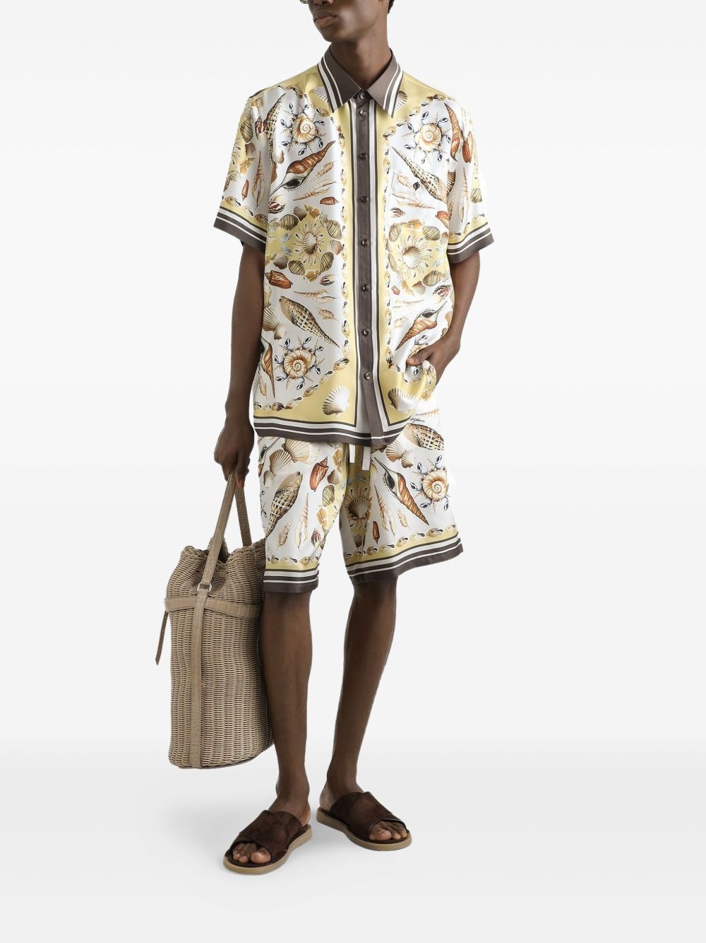 silk bermuda shorts - 2