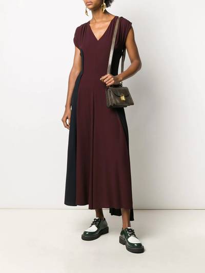 Marni two-tone panelled long dress outlook