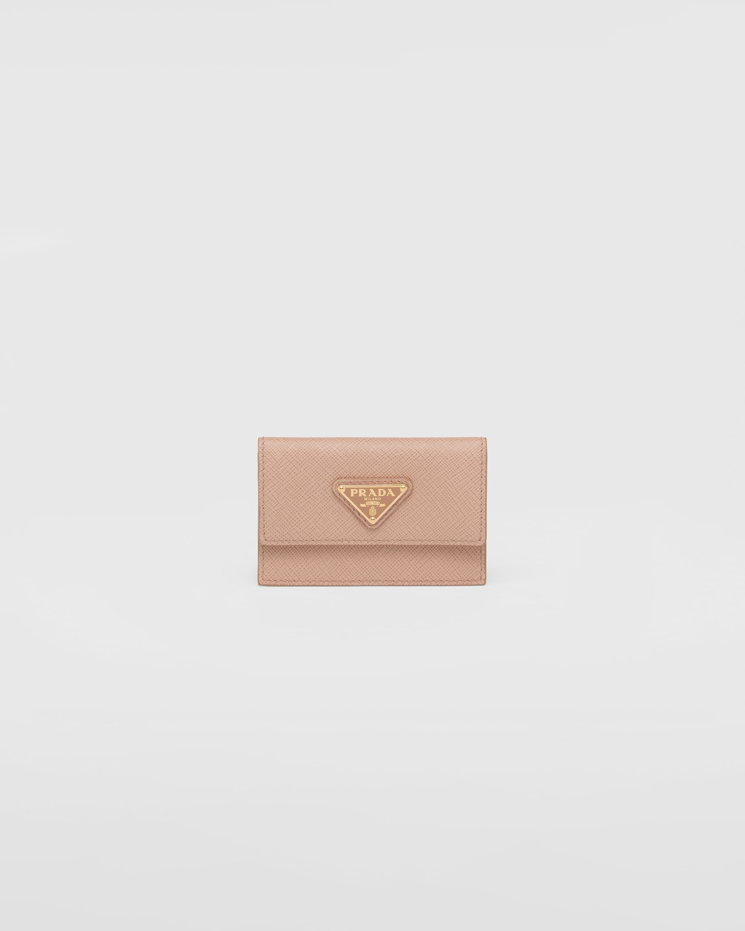 Saffiano leather card holder - 1