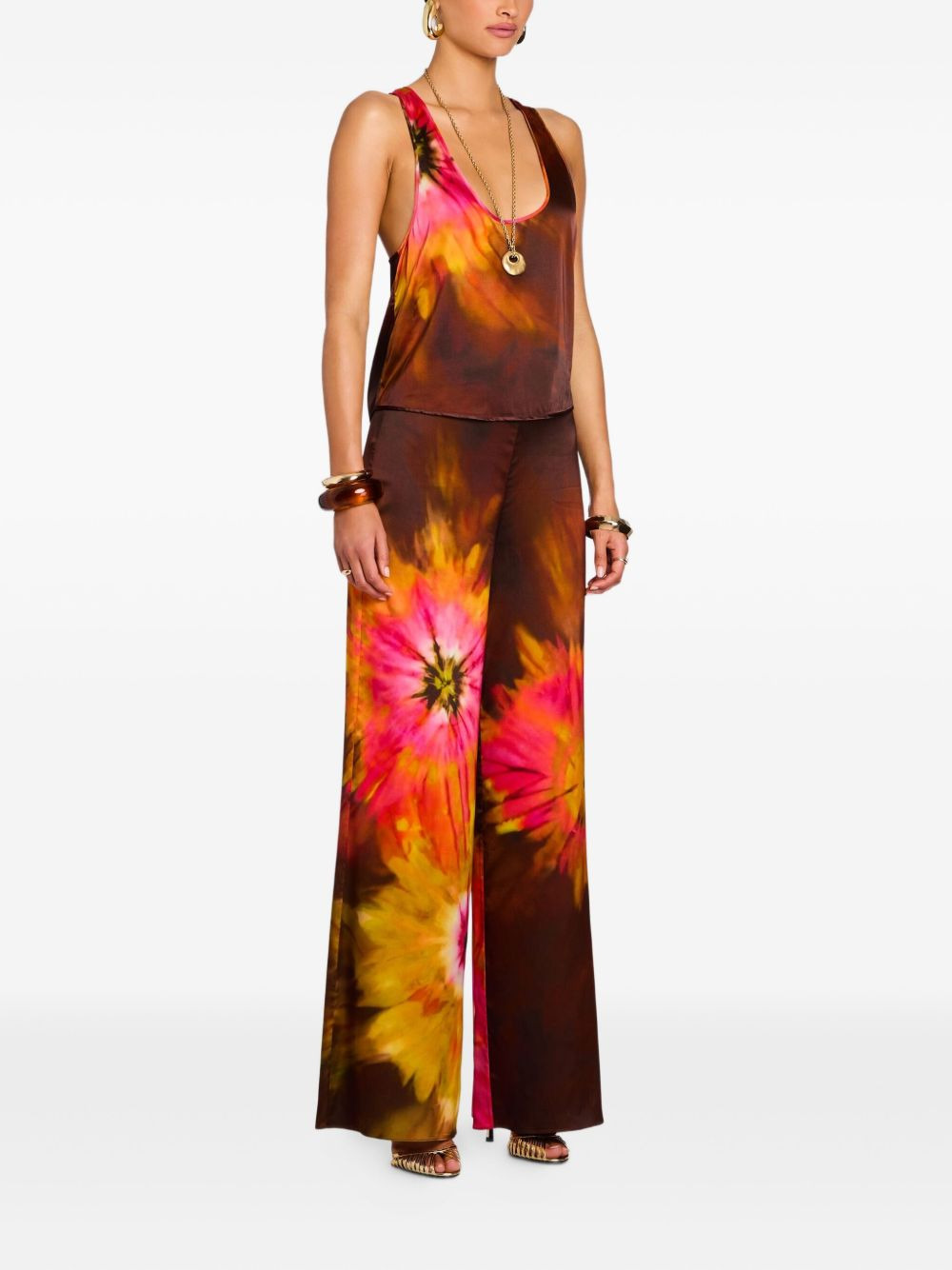 sunny floral-print palazzo pants - 3