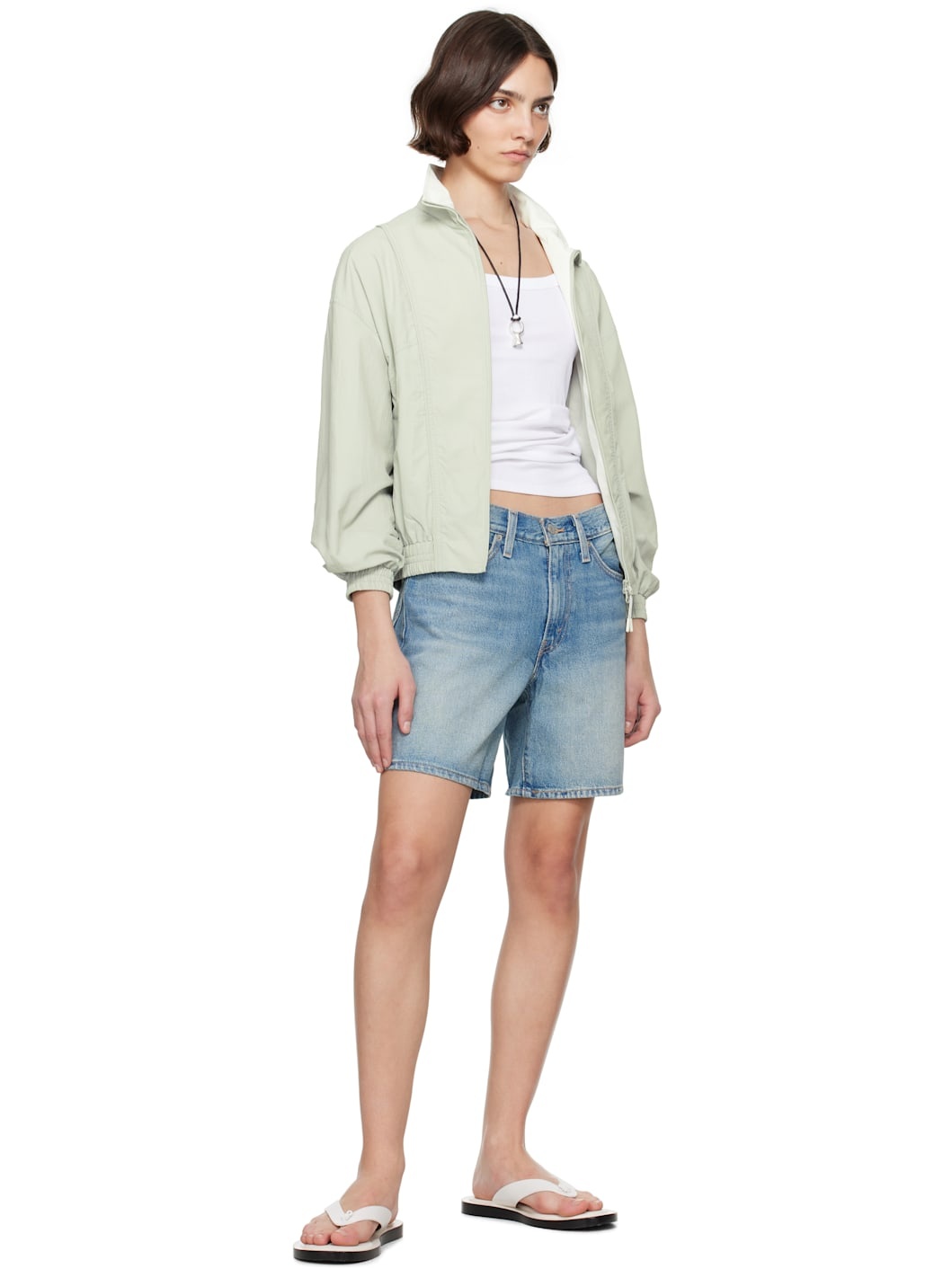 Blue 94 Baggy Denim Shorts - 4