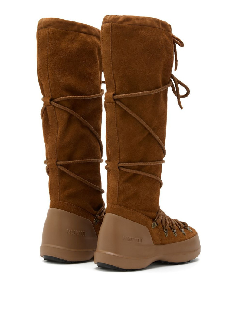 Luna lace-up suede boots 3