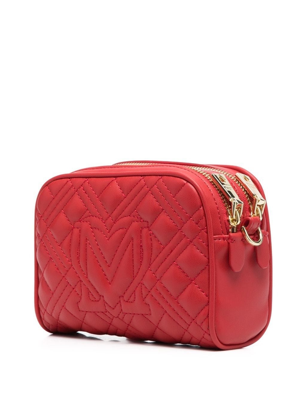 logo-lettering quilted crossbody bag - 3