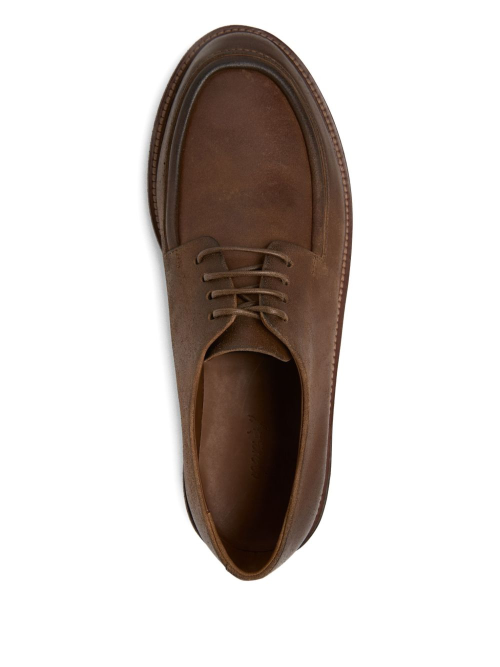 leather lace-up shoes - 4