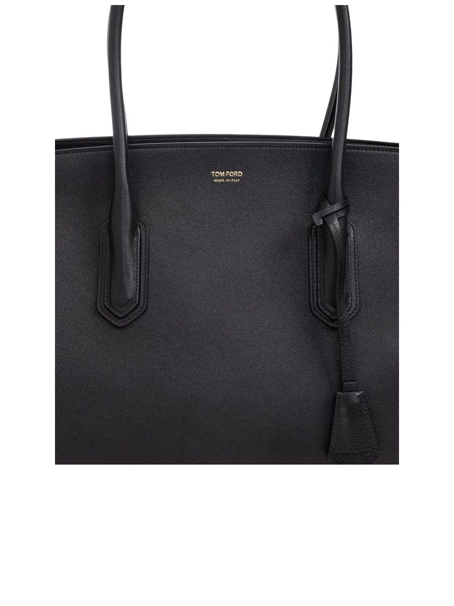 Large Leather Shopper - 6