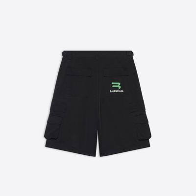 BALENCIAGA Men's Gamer Shorts in Black outlook