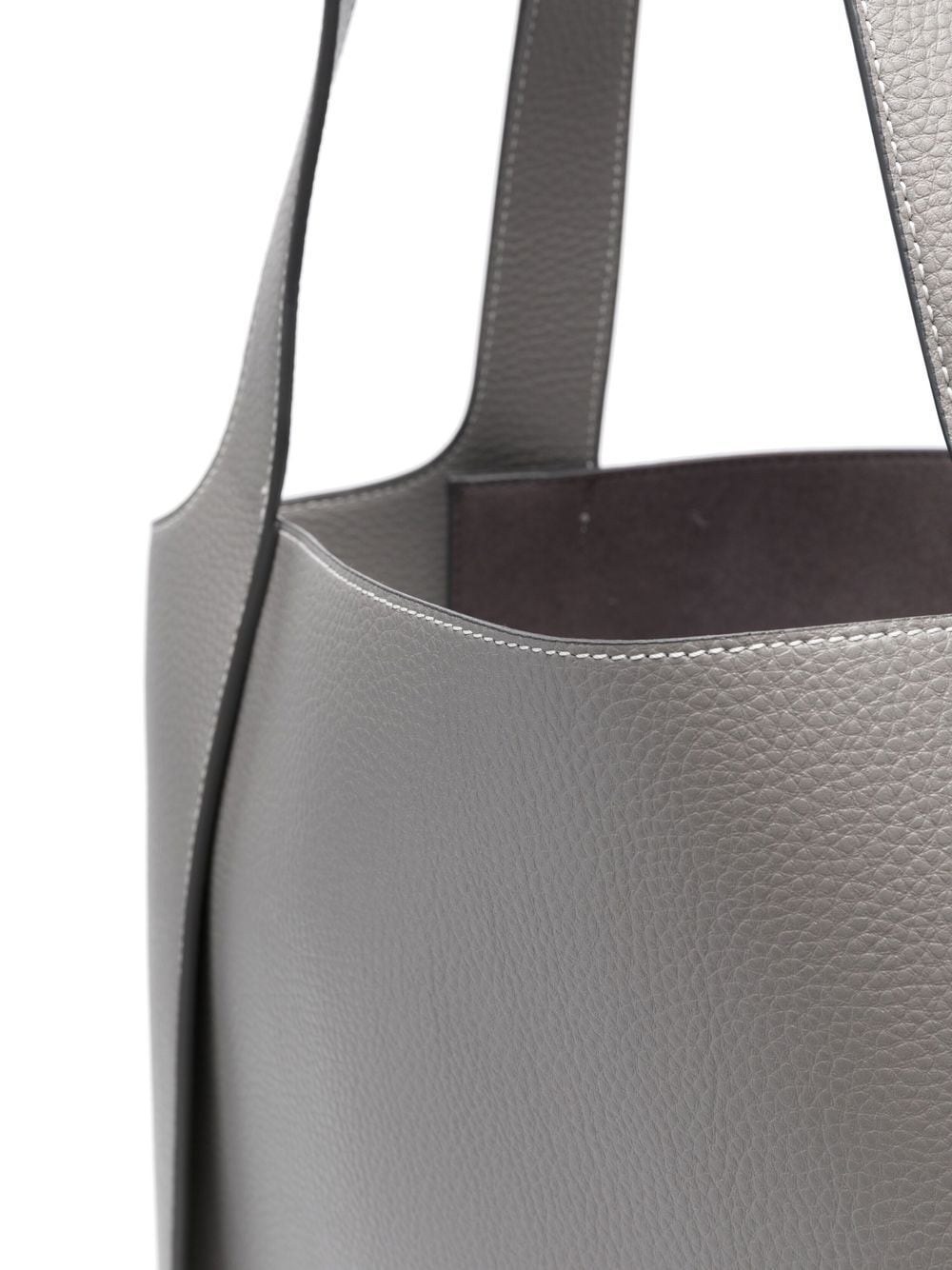 perforated logo tote bag - 5