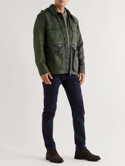 Tod's Logo-Embroidered Twill Hooded Parka outlook