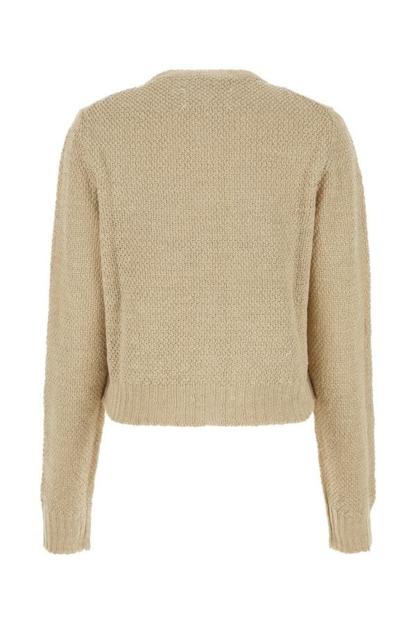 MAISON MARGIELA Beige Hemp Cardigan - 2