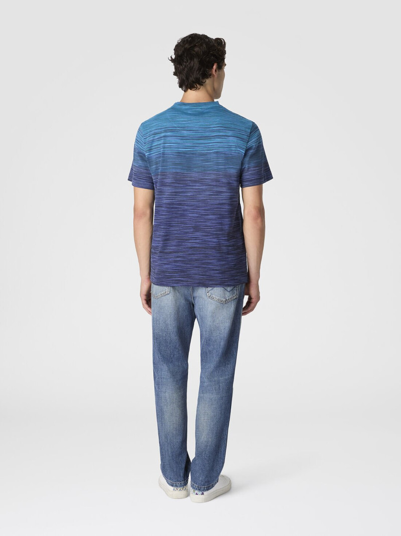 T-Shirt with Faded Flame Pattern 3