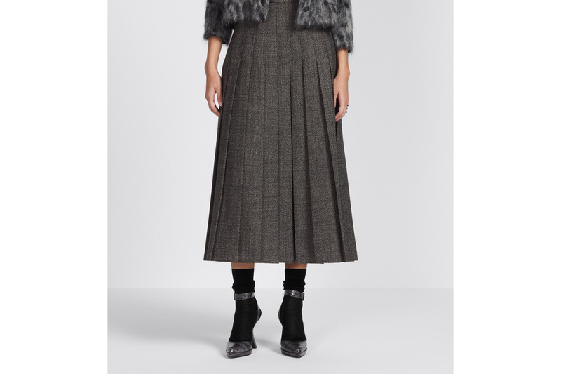 Pleated Mid-Length Skirt 8
