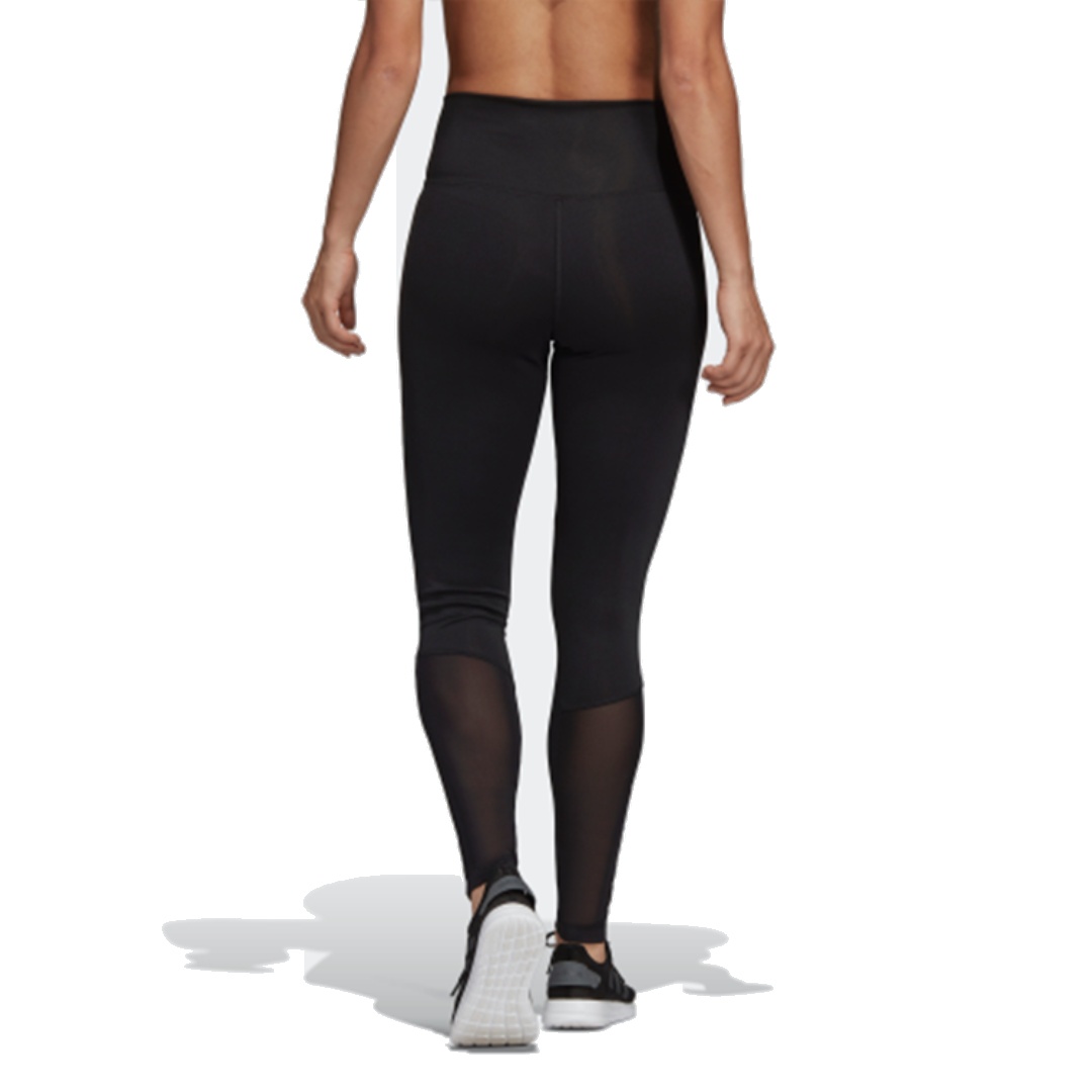 (WMNS) adidas Design 2 Move High-Rise Logo Tights Asia Sizing 'Black' DS8710 - 3