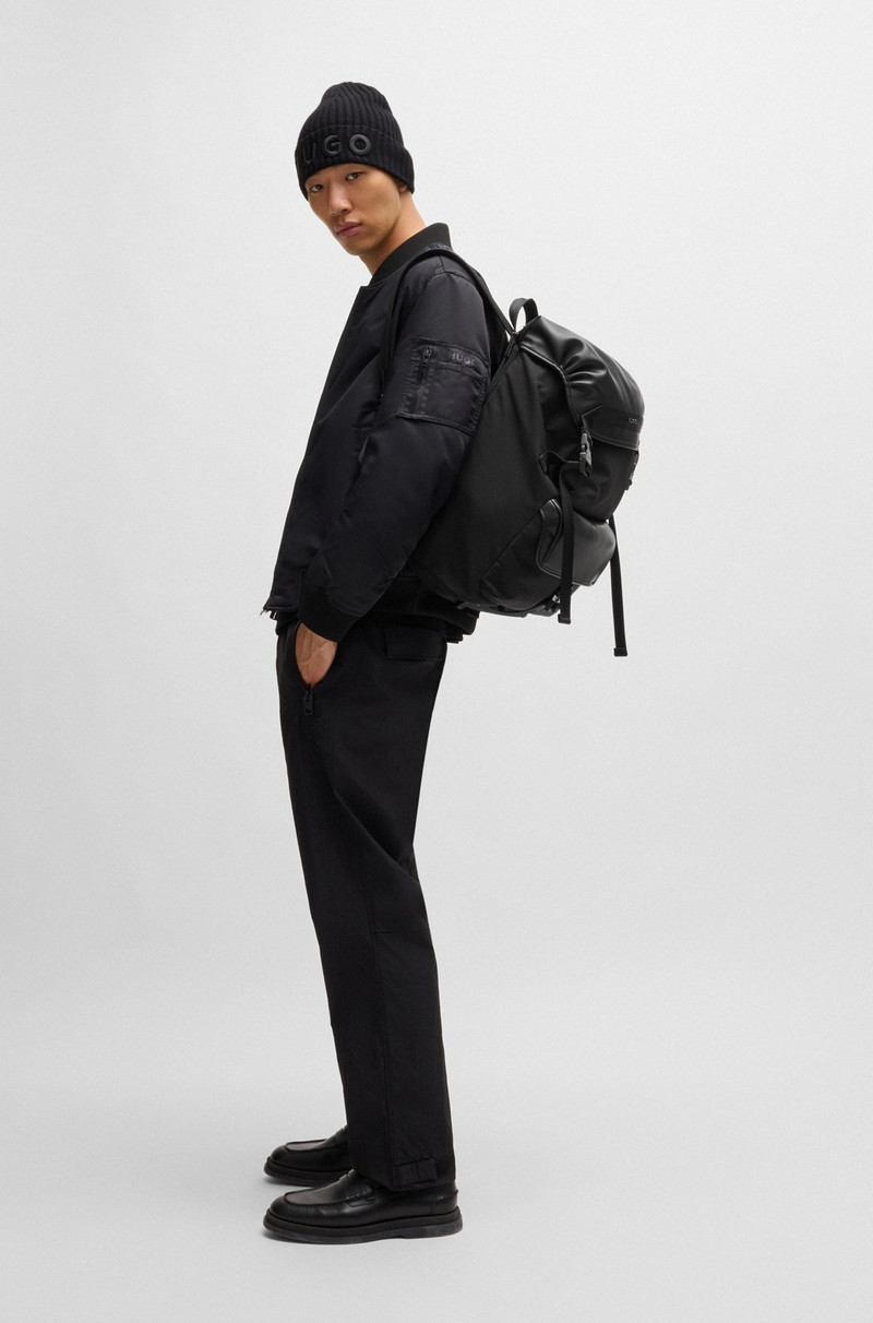 HUGO BACKPACK WITH ADJUSTABLE AND DETACHABLE SHOULDER STRAPS outlook