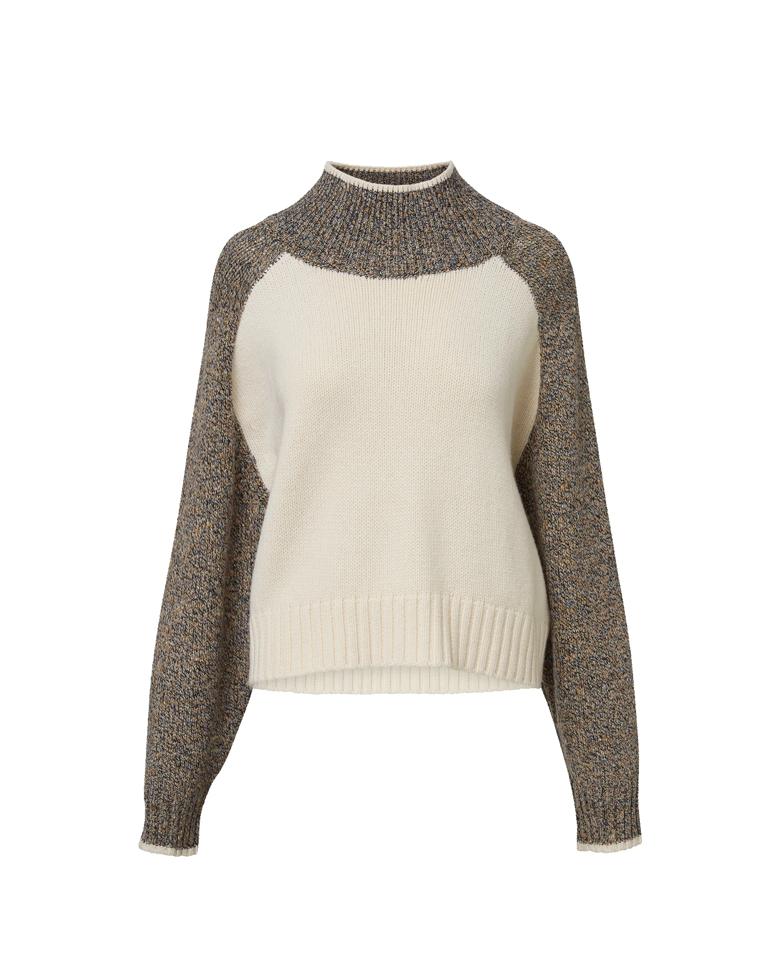 MALACHI MOCK-NECK SWEATER - 1