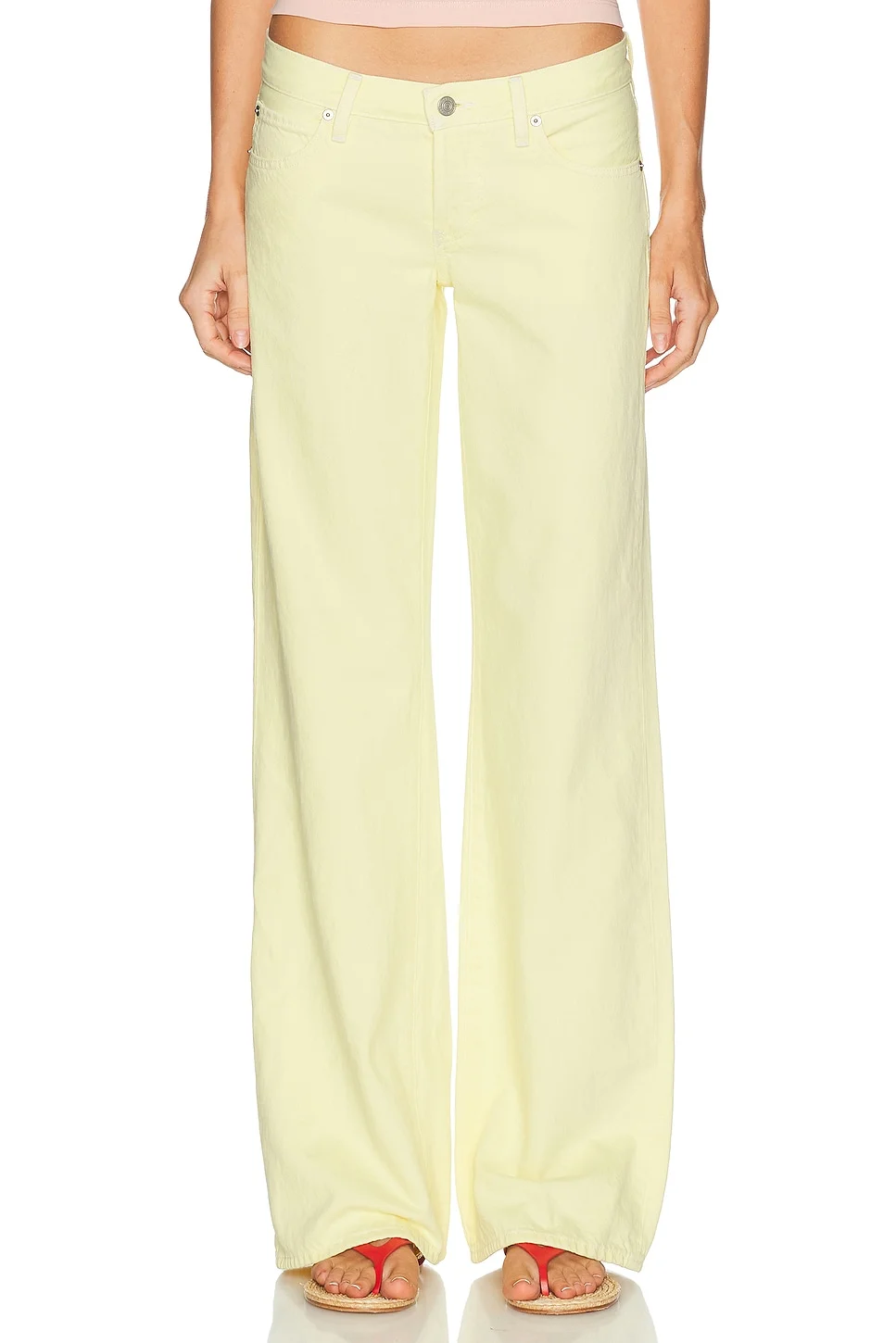 The Gray Wide Leg Jeans - 1
