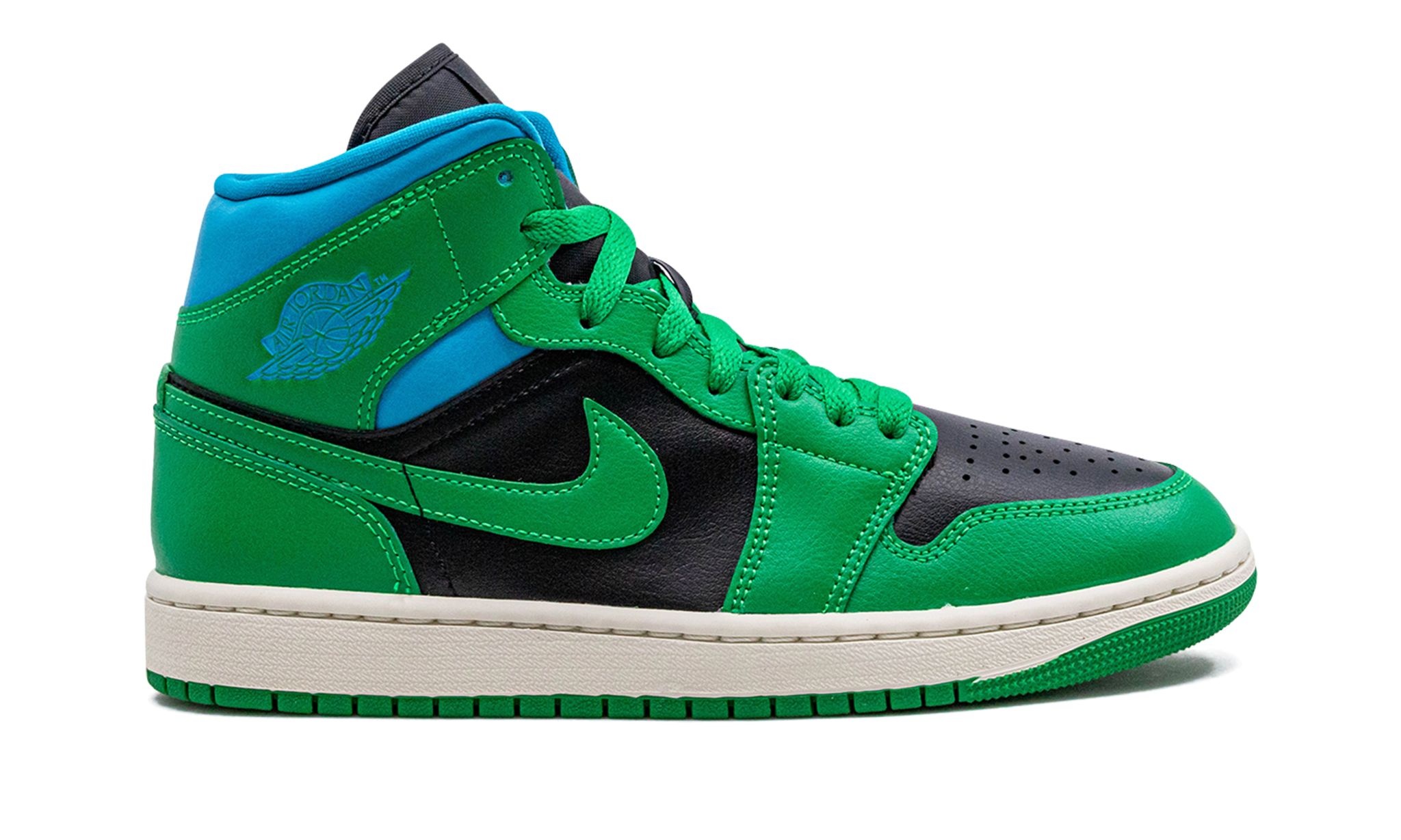 Air Jordan 1 Mid WMNS "Lucky Green Aquatone" - 1