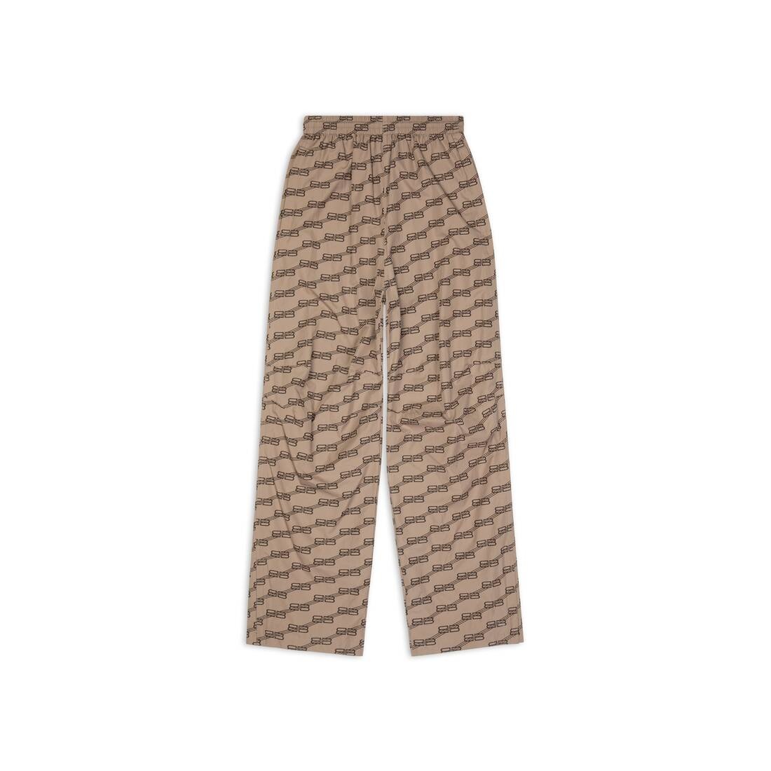 BALENCIAGA Men's Bb Monogram Regular Fit Tracksuit Pants in