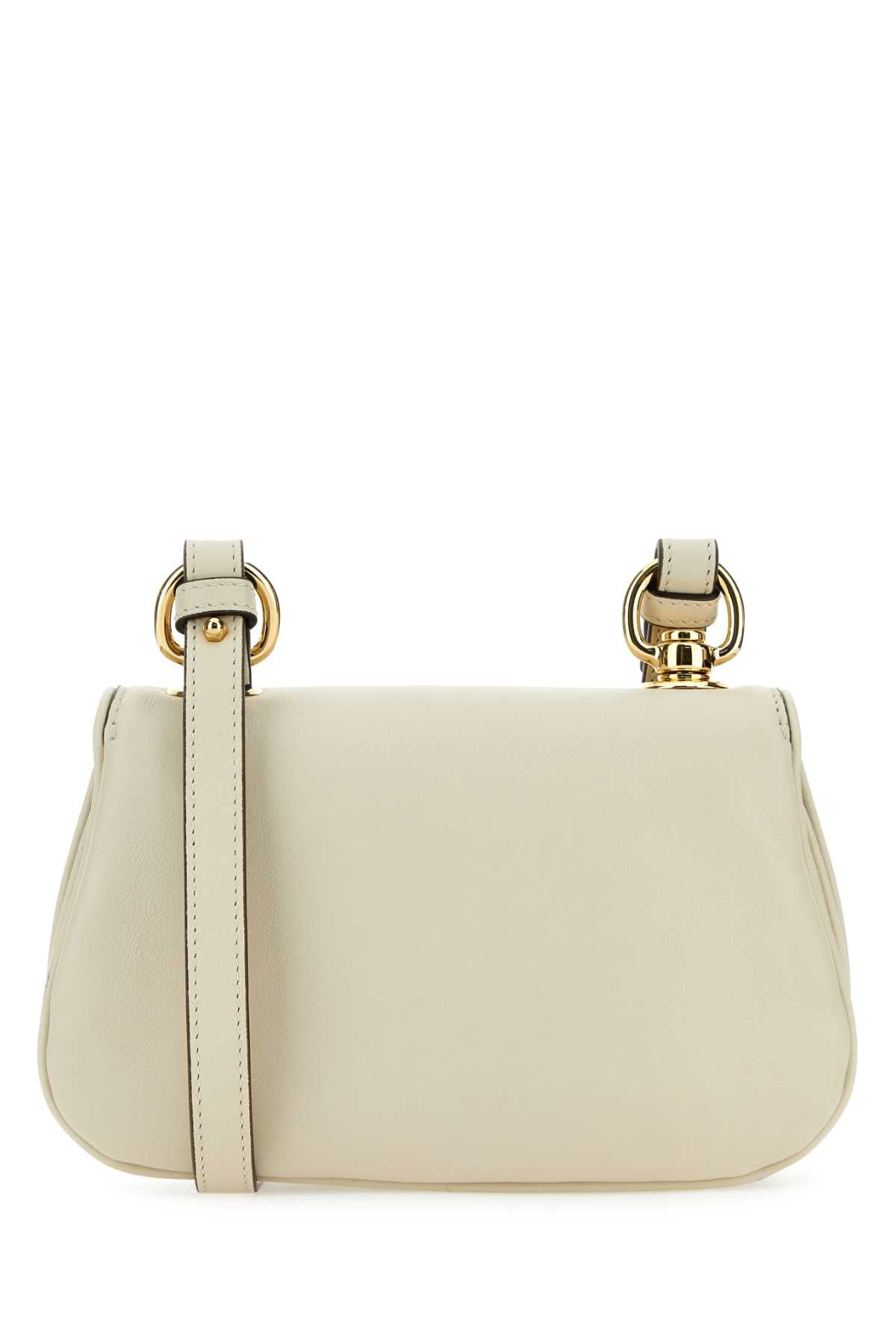 Gucci Women Ivory Leather Gucci Blondie Crossbody Bag - 3