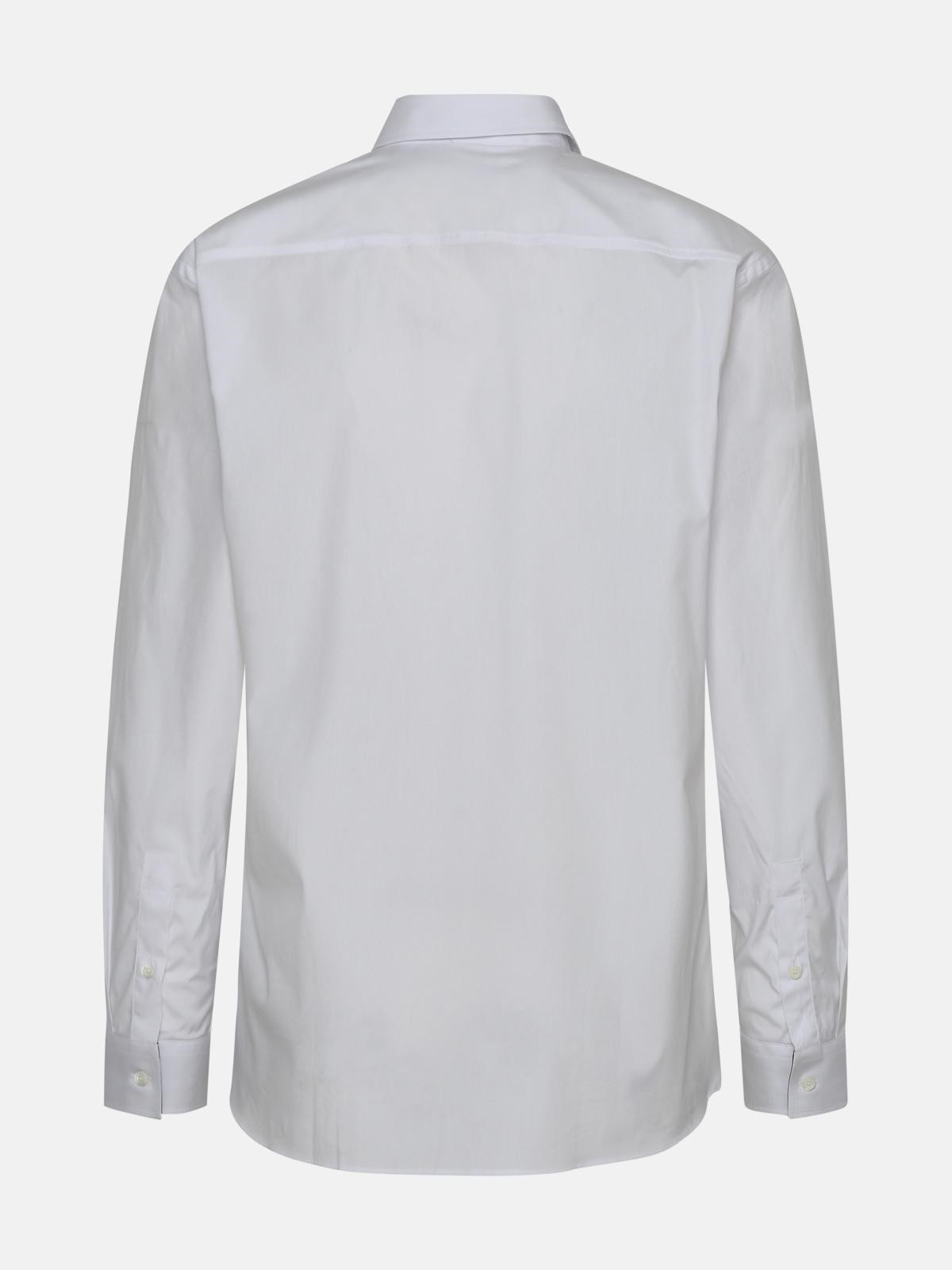 SHERFIELD SHIRT IN WHITE COTTON - 3