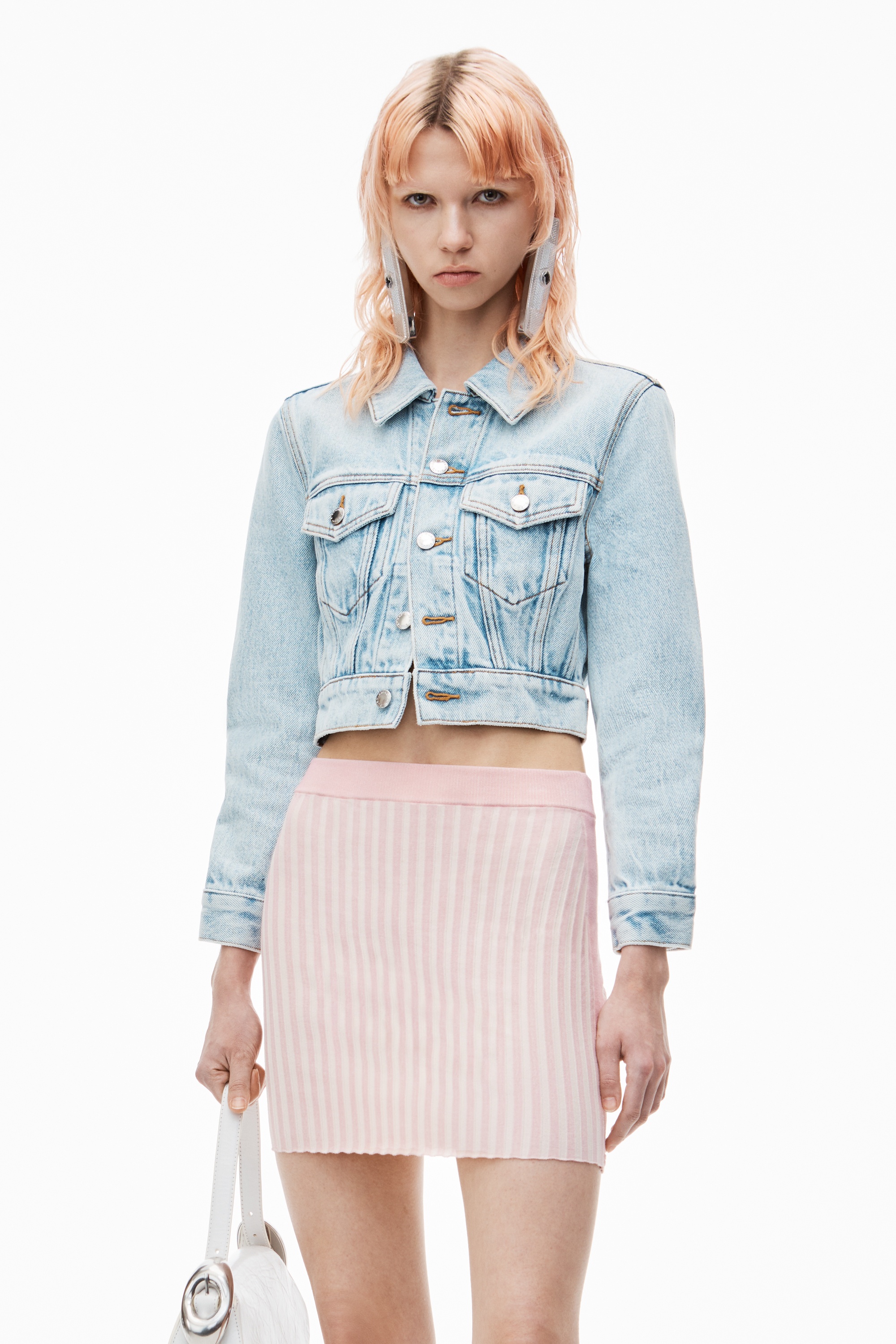 Mini Skirt in Rib-Knit - 5