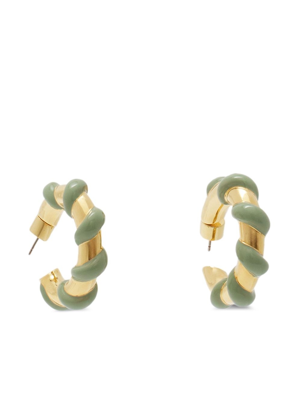 twist hoop earrings - 3