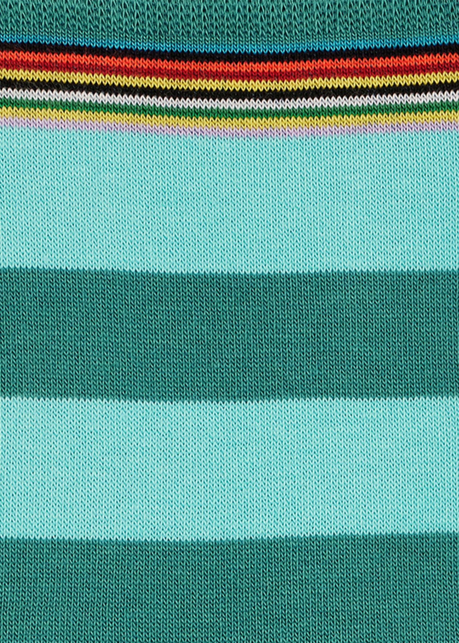 Green Contrast 'Signature Stripe' Socks - 3