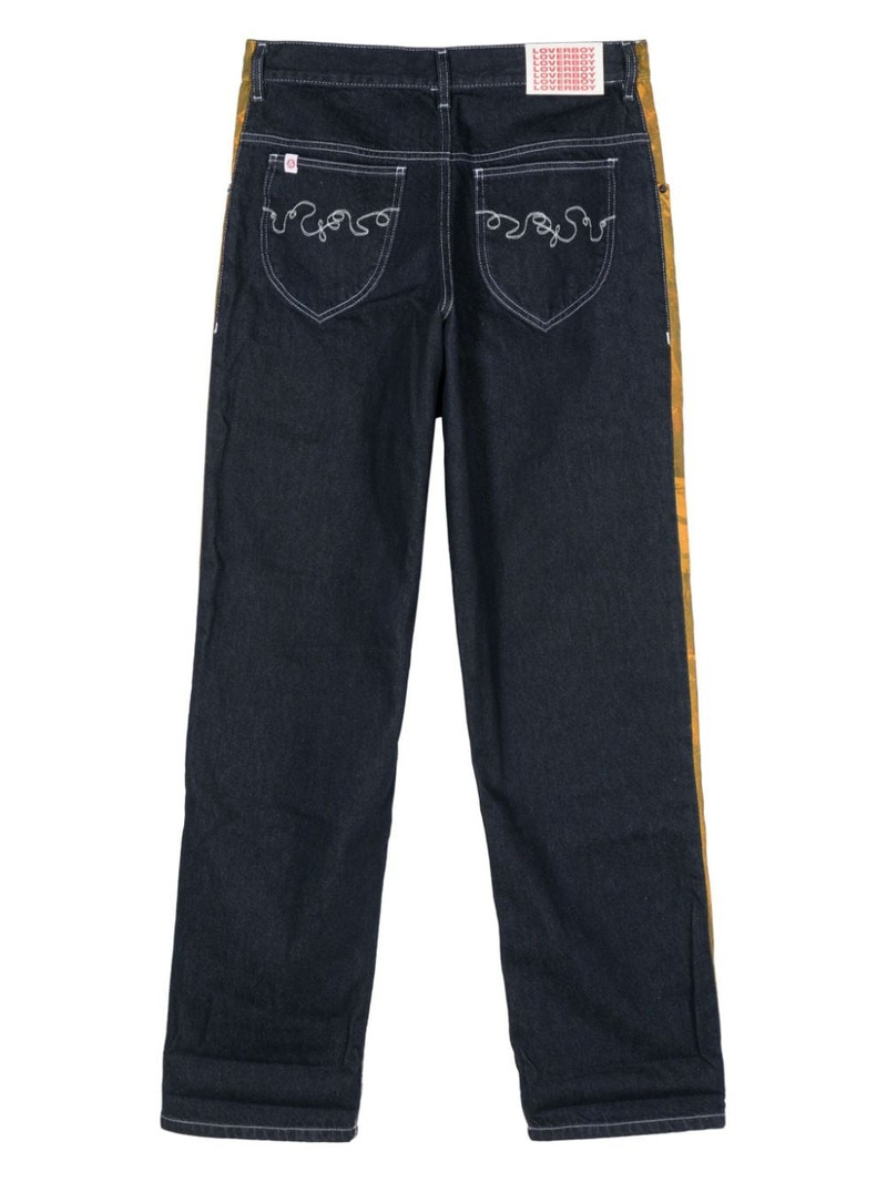 CHARLES JEFFREY LOVERBOY Exclusive Painted Art jeans outlook