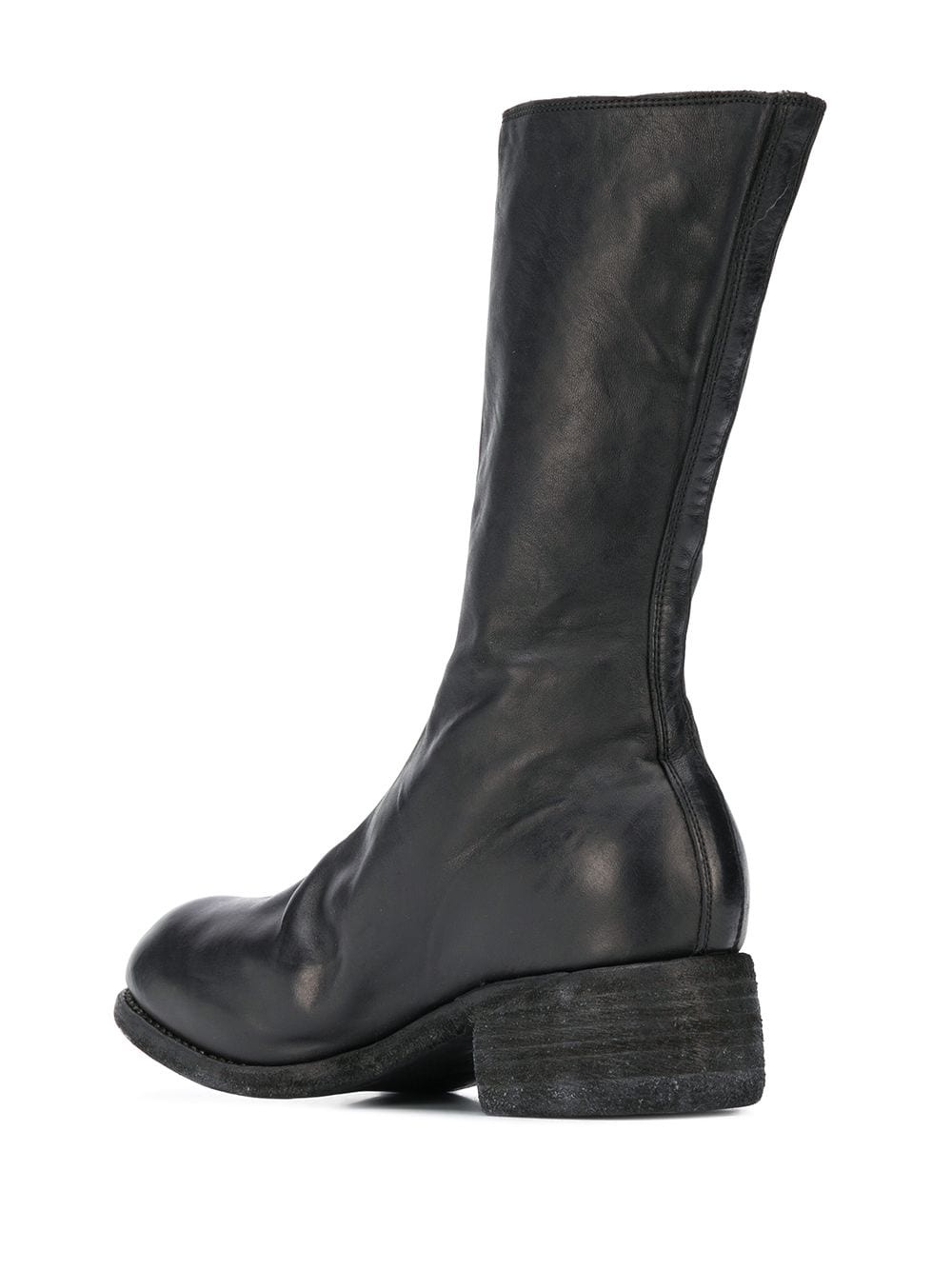 mid-calf leather boots - 3