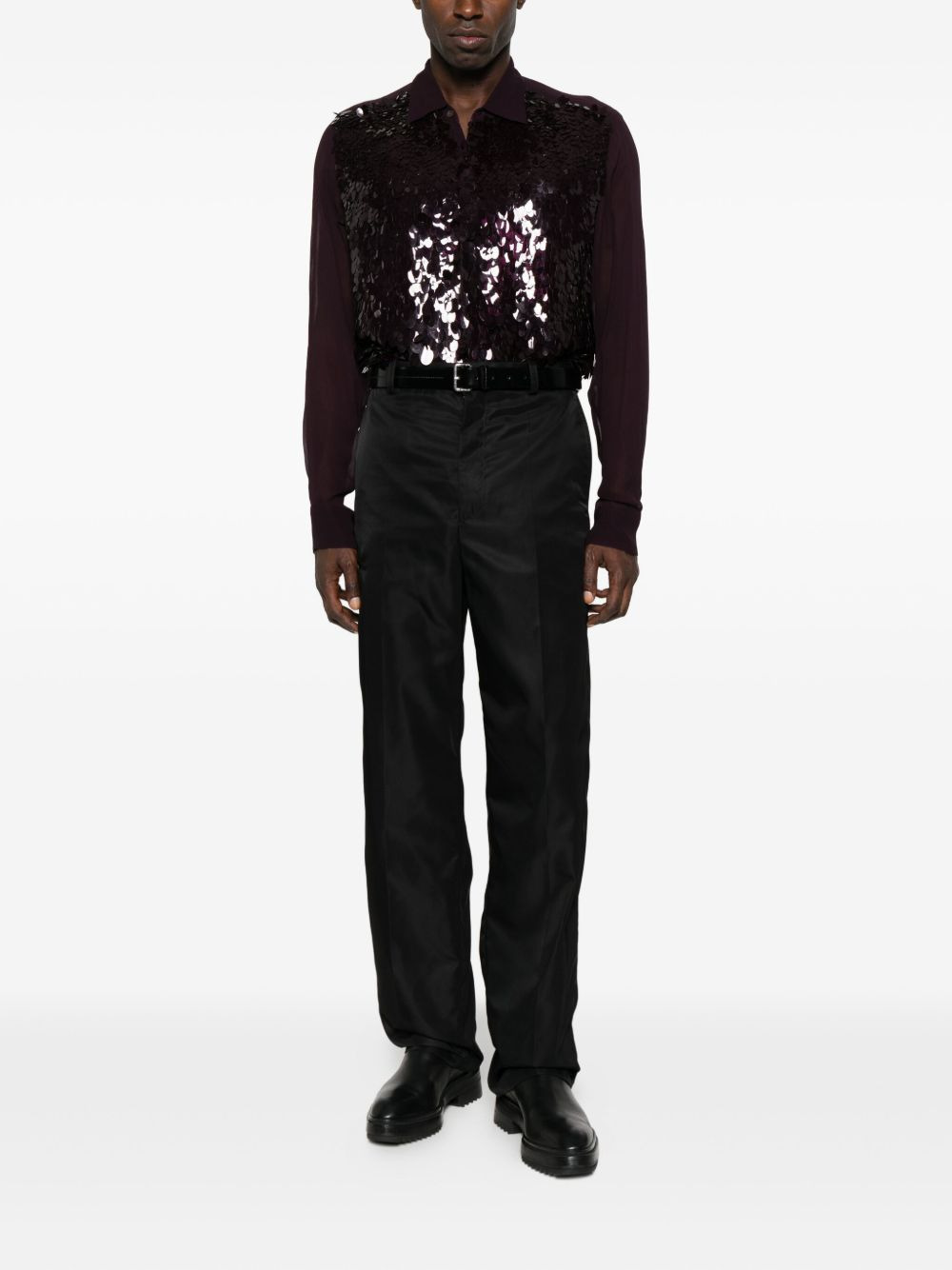 pocket straight trousers - 2