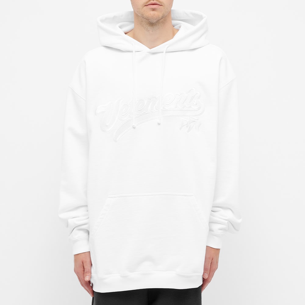 VETEMENTS Baseball Logo Oversized Hoody - 4